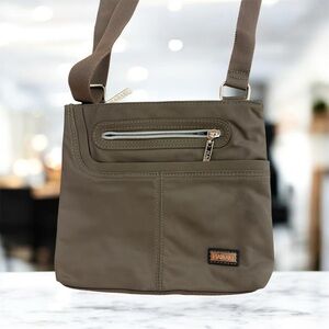 Hadaki Brown Mini Crossbody Bag